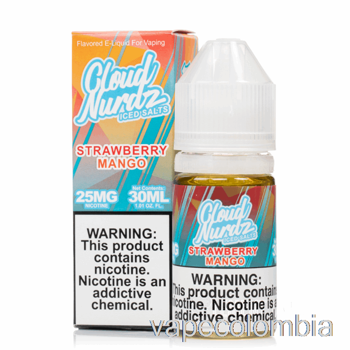 Vape Recargable Ice Fresa Mango - Sales Nurdz Nube - 30ml 50mg